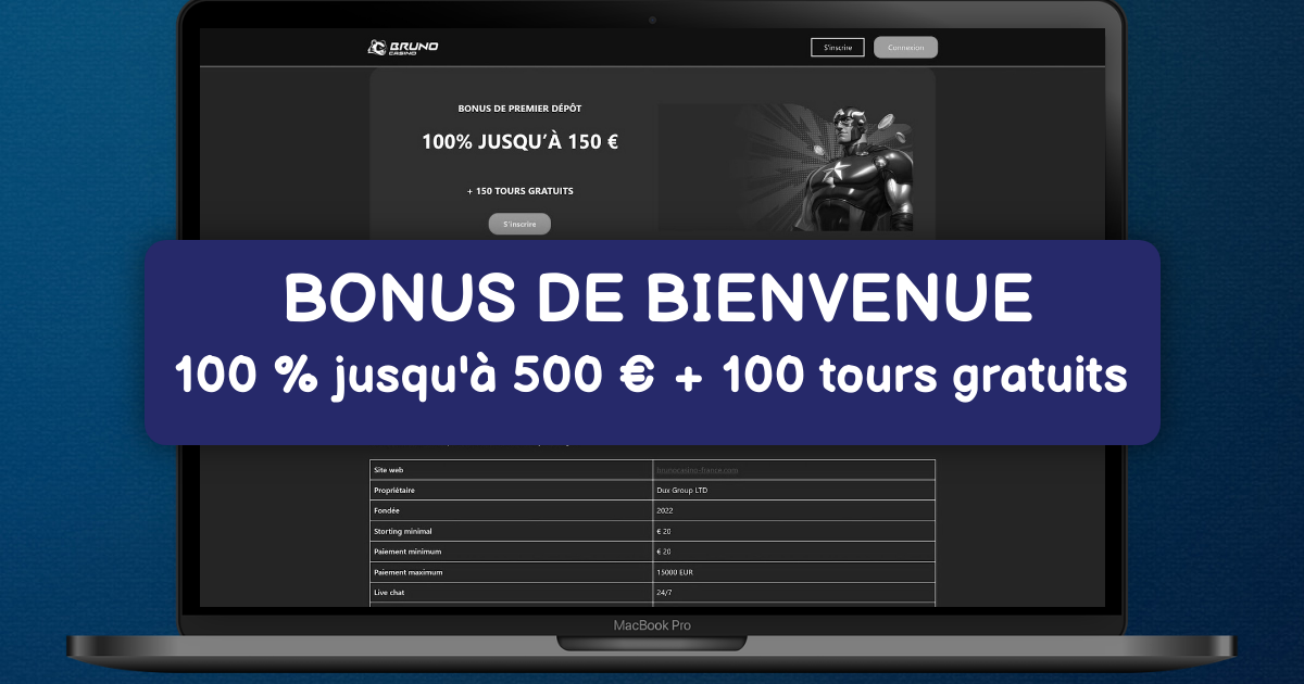 Bruno Casino banner